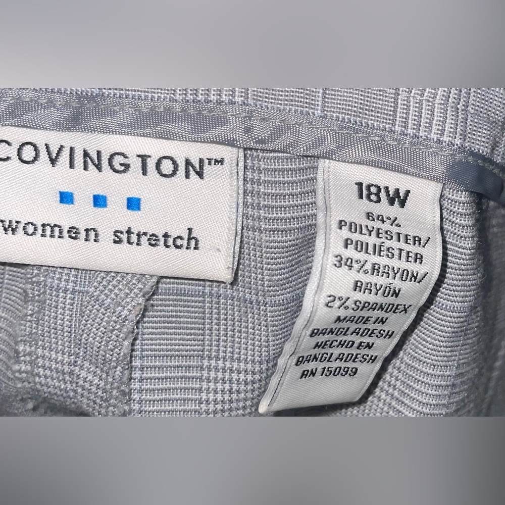Covington Women’s Stretch Dress Slacks Size 18W - Picture 3 of 4
